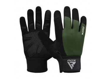 Рукавички для фітнесу RDX W1 Full Finger Army Green L