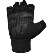 Рукавички для фітнесу RDX W1 Half Army Green L Рукавички для фітнесу RDX W1 Half Army Green L