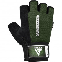 Рукавички для фітнесу RDX W1 Half Army Green L Рукавички для фітнесу RDX W1 Half Army Green L