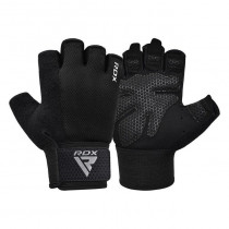 Рукавички для фітнесу RDX W1 Half Black Plus L Рукавички для фітнесу RDX W1 Half Black Plus L