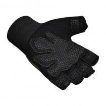 Рукавички для фітнесу RDX W1 Half Black Plus L Рукавички для фітнесу RDX W1 Half Black Plus L
