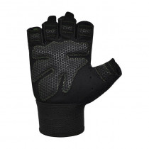 Рукавички для фітнесу RDX W1 Half Black Plus L Рукавички для фітнесу RDX W1 Half Black Plus L