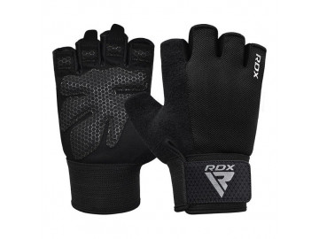 Рукавички для фітнесу RDX W1 Half Black Plus L