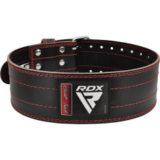 Пояс для пауэрлифтинга RDX RD1 кожаный Red L
