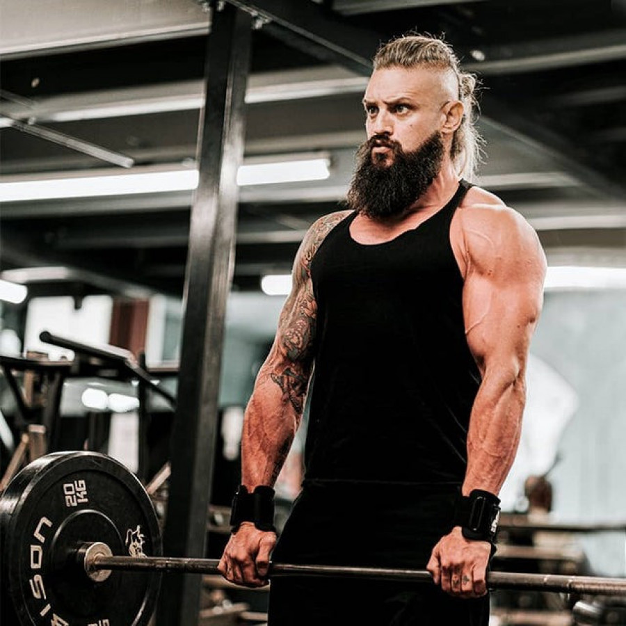 Крючки для тяги на запястье RDX W5 Gym Hook Strap Red Plus