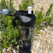 Пляшка для води CASNO 1900 мл KXN-1269 Чорна Пляшка для води CASNO 1900 мл KXN-1269 Чорна