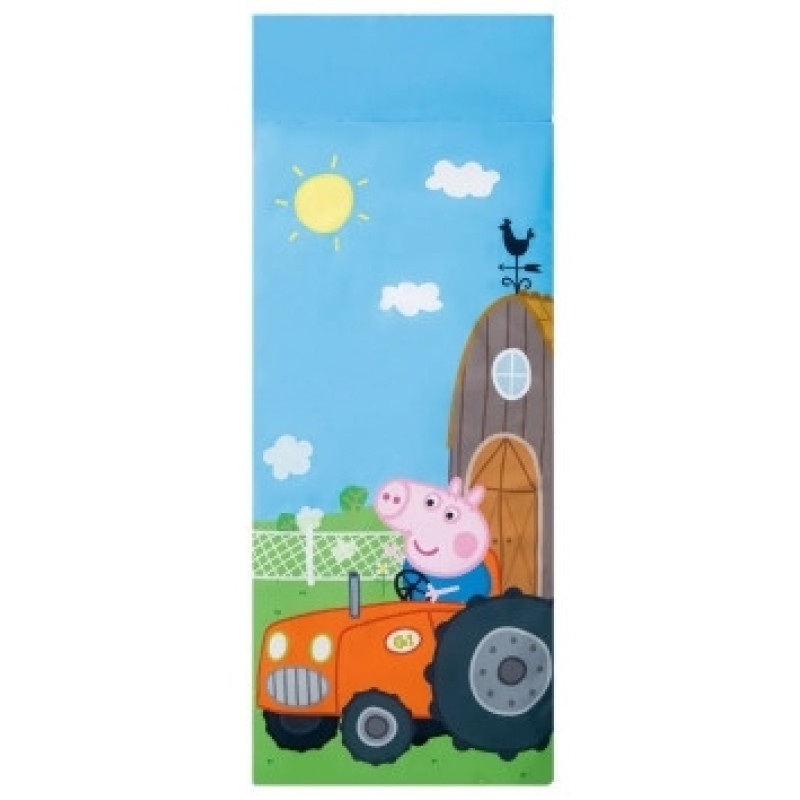 Летний детский спальный мешок 170х70 Peppa Pig голубой