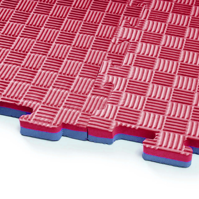 Мат-татамі (Мат-пазл ластівчин хвіст) WCG EVA 100х100х2 cm червоно-синій