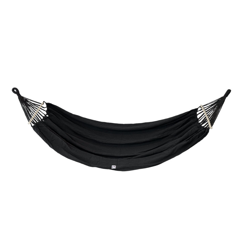 Двомісний гамак з планкою Hygge сірий XXL 200х150 WCG