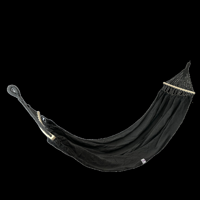 Двомісний гамак з планкою Hygge сірий XXL 200х150 WCG