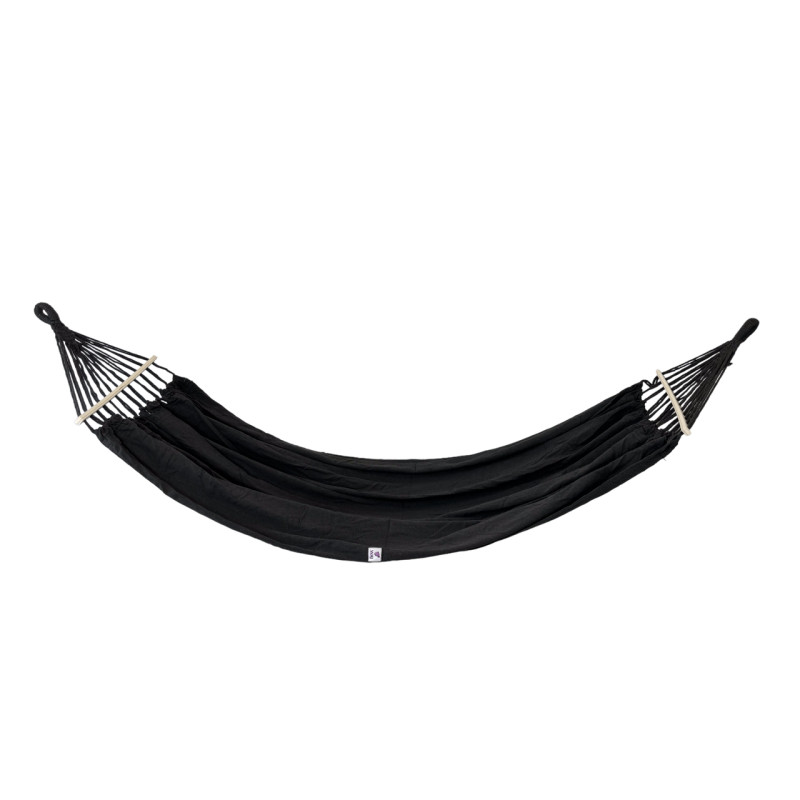 Двомісний гамак з планкою Hygge сірий XXL 200х150 WCG