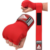Бинти-рукавиці RDX IS2 Inner Straps Red, Розмір L, Бавовна, Спандекс, Червоний