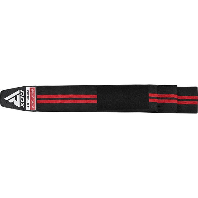 Бинты на колени RDX GYM KNEE WRAP R11 BLACK/RED, Длина 2 м, Хлопок, Полиэстер, Черно-красный