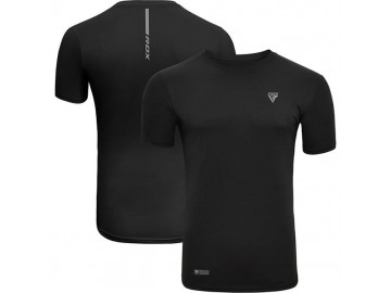 Спортивна футболка RDX T2 з короткими рукавами L Black