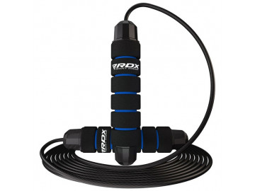 Скакалка швидкісна RDX SKIPPING ROPE STEEL COATED CABLE W1 Blue