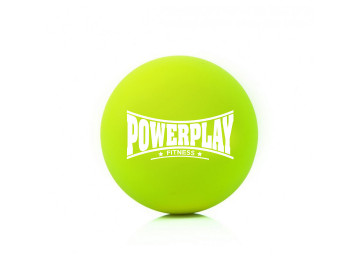 Масажний силіконовий м'яч PowerPlay PP-4354 Silicone Lacrosse Ball (6.3см.) Зелений