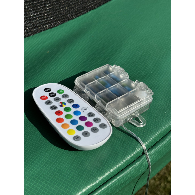 Батут WCG 305 см с внутренней защитной сеткой и LED подсветкой 10FT