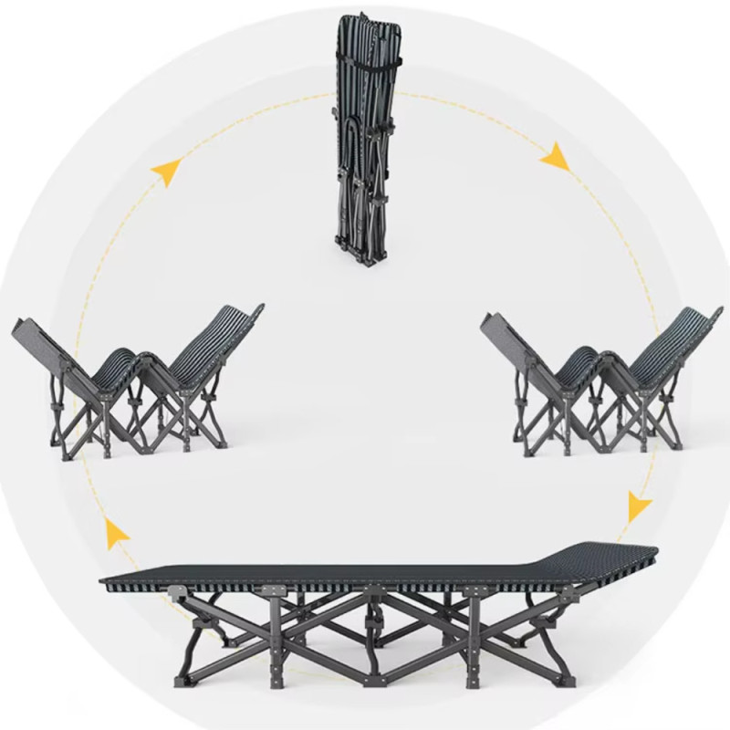 Розкладне ліжко шезлонг WCG CC-S01PM + матрац