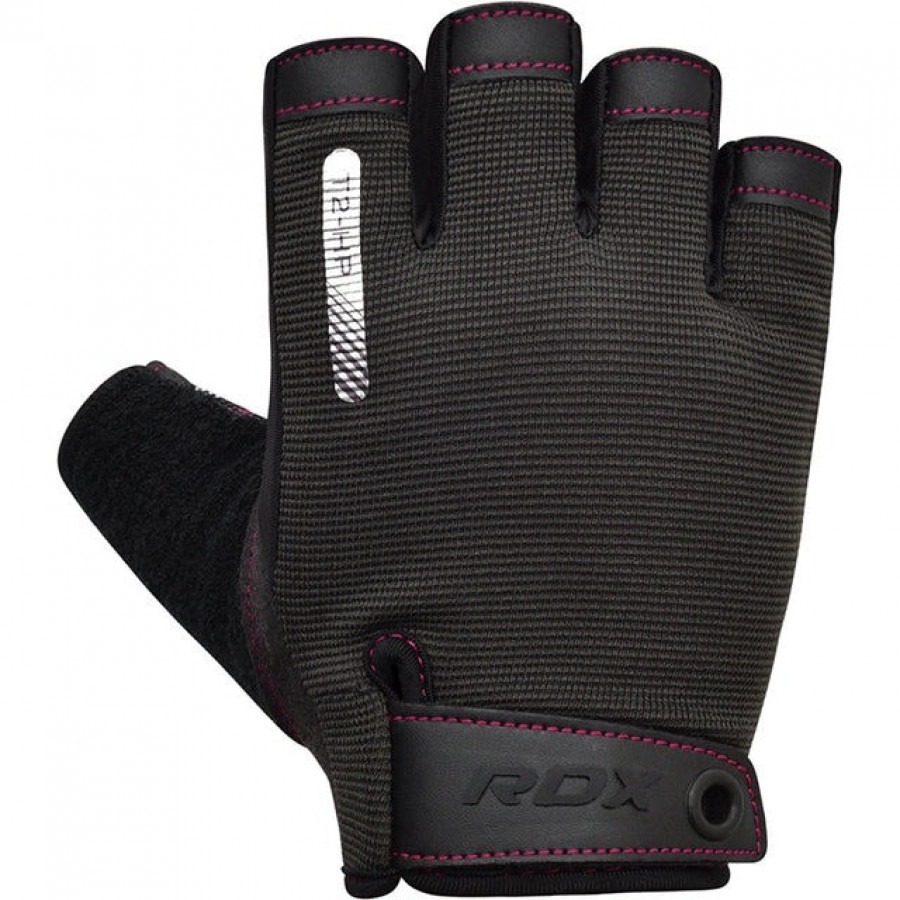 Рукавички для фітнесу RDX T2 Half Pink M