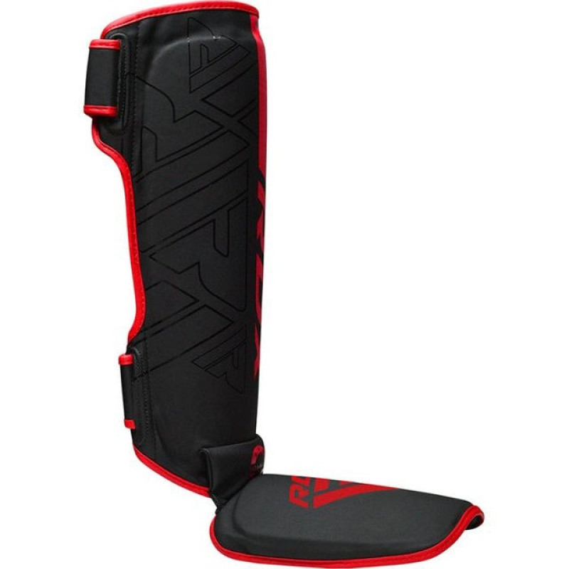 Защита голени и стопы RDX F6 MATTE RED-XL