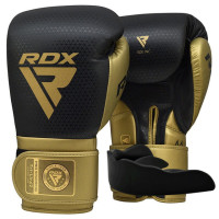 Боксерские перчатки RDX MARK PRO SPARRING TRI LIRA 2 GOLDEN-14 унций