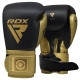 Боксерські рукавиці RDX MARK PRO SPARRING TRI LIRA 2 GOLDEN-14 унцій 