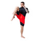 Компресійні шорти для MMA RDX T16 2-в-1 RED/BLACK, Розмір S, Поліестер, Спандекс, Червоно-чорний