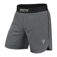 Шорты для MMA RDX T15 Grey (мужские), Размер XL, Полиэстер, Спандекс, Серый, для ММА, бокса, кикбоксинга, грепплинга, муай-тай