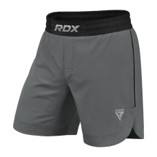 Шорты для MMA RDX T15 Grey (мужские), Размер XL, Полиэстер, Спандекс, Серый, для ММА, бокса, кикбоксинга, грепплинга, муай-тай