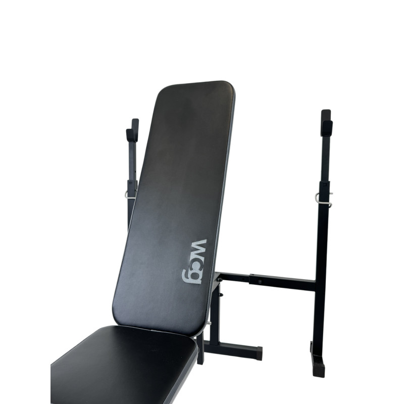 Регульована лавка для жиму + стійки + скотта WCG-003