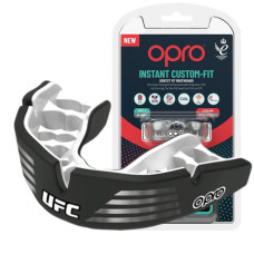 Капа OPRO Instant Custom-Fit UFC для взрослых (11+) Silver/Black (арт.102529002)