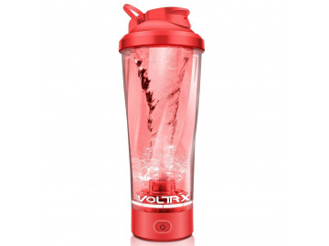 Шейкер спортивний електричний VOLTRX VortexBoost 600 мл. Tritan Red
