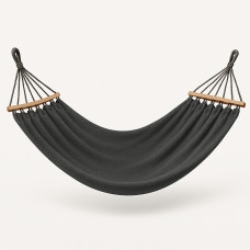 Двомісний гамак з планкою Hygge сірий XXL 200х150 WCG