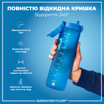 Пляшка для води ION8 1000 мл. (ЕКО пляшка) BPA Free, Blue Пляшка для води ION8 1000 мл. (ЕКО пляшка) BPA Free, Blue
