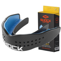 Капа Shock Doctor SuperFit, Доросла (вік 11+) Black, Посадка: GEL-FIT (без кип'ятіння), Термополімер, Чорний