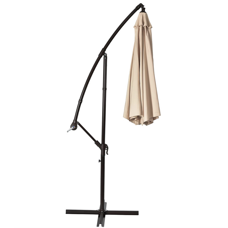 Зонт садовый с LED подсветкой 3м Бежевый + чехол WCG