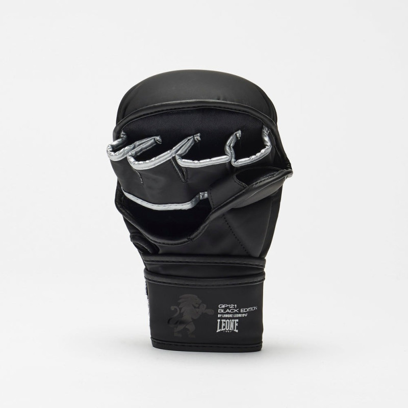 Перчатки грепплинговые для ММА Leone BLACK Edition , Размер S, Черный