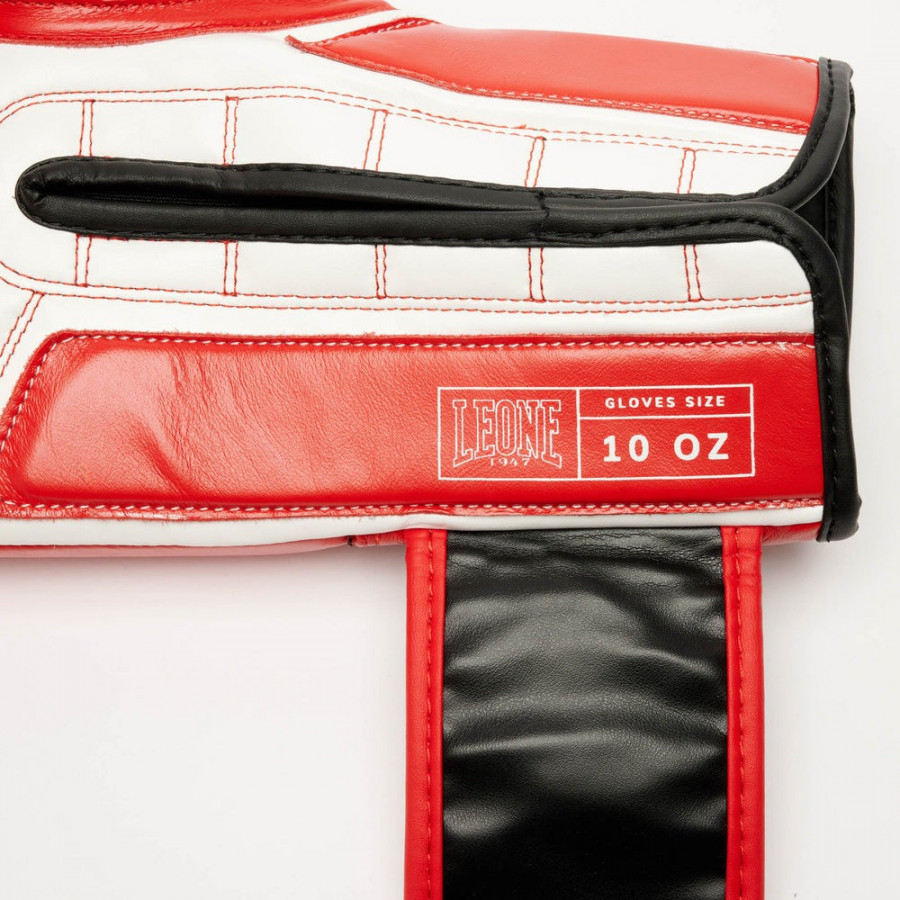 Боксерські рукавиці Leone GN208 ICONIC Red 16 унцій (бинти 4 м. в комплекті)