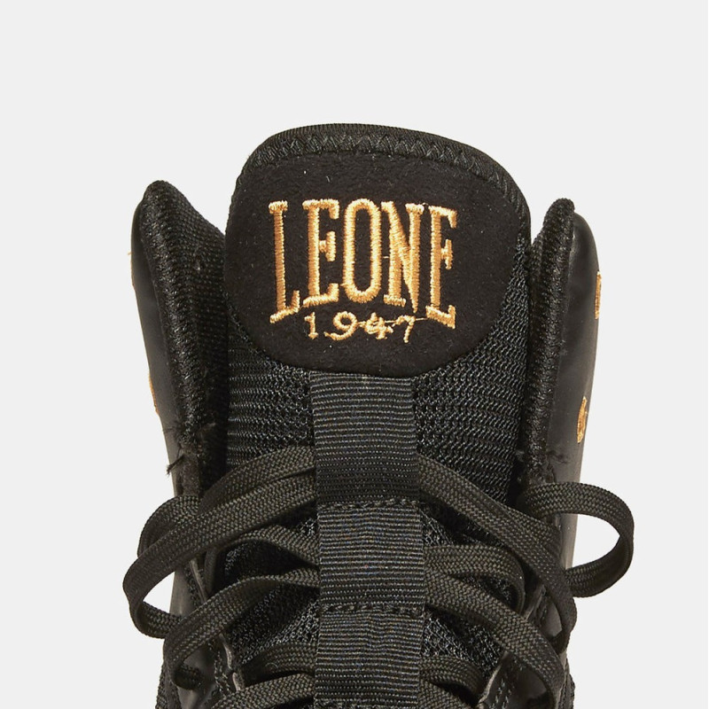 Боксерки (боксерське взуття) Leone CL110 PREMIUM Black, Розмір 42, Поліуретан, Чорний