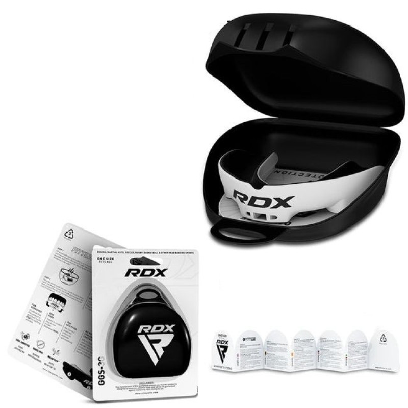 Капа RDX 3w доросла (вік 12+) White/Black