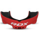 Капа RDX 3w, Взрослая (возраст 12+) Red/Black, Посадка: Boil & Bite (кипячение + прикус), Двухслойный полимер, Красно-черный