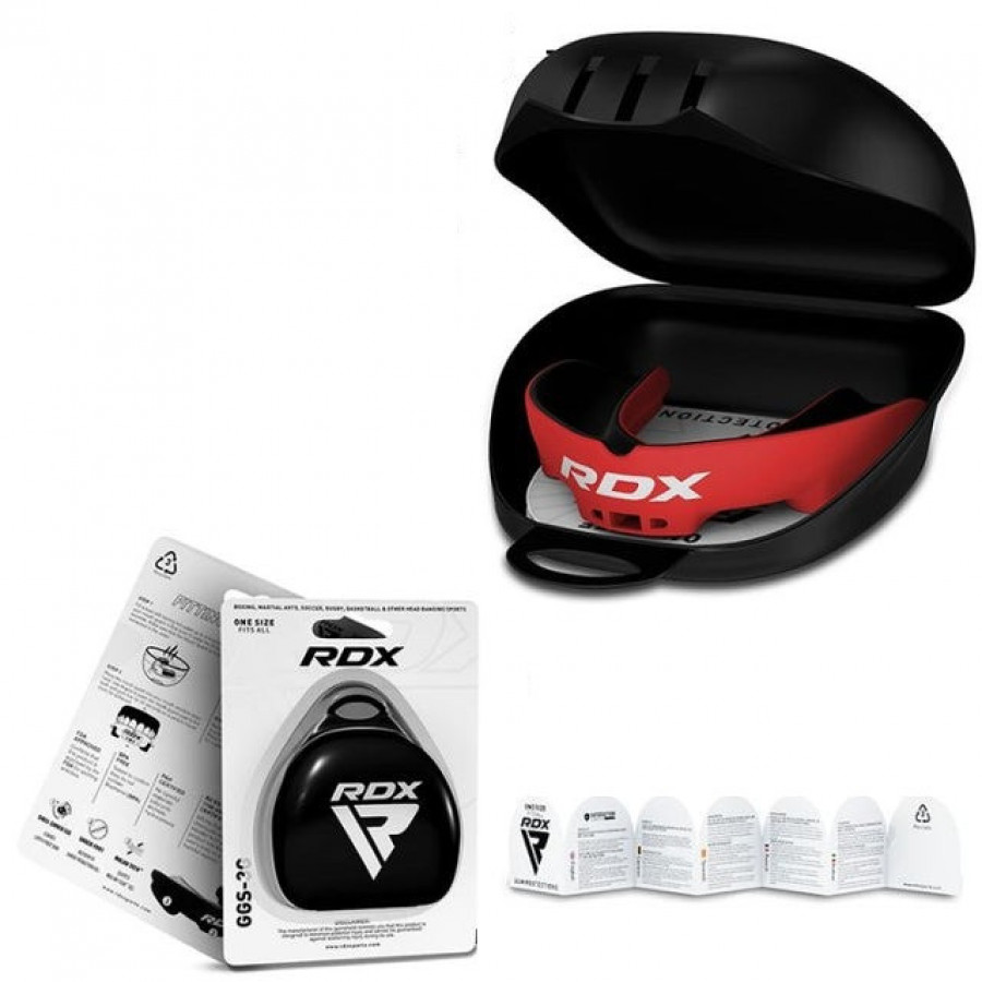 Капа RDX 3w доросла (вік 12+) Red/Black