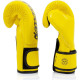 Боксерские перчатки Fairtex BGV14 Yellow (бинты в комплекте), 12 унций, Микрофибра, Желтый
