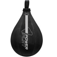 Пневмогруша боксерская PowerPlay 3061 Ultra Series, Диаметр 26 см, Полиуретан (PU), Черно-белый