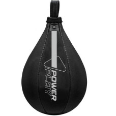 Пневмогруша боксерская PowerPlay 3061 Ultra Series, Диаметр 26 см, Полиуретан (PU), Черно-белый