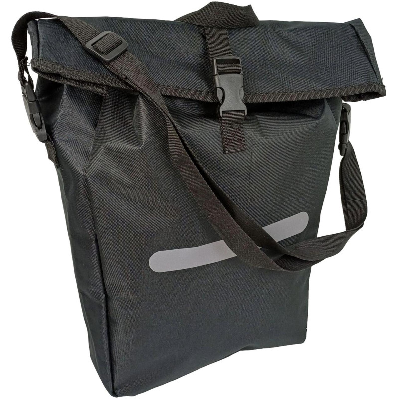 Велосипедная сумка на багажник с дождевиком 22L Bikemate черная