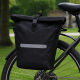 Велосипедная сумка на багажник с дождевиком 22L Bikemate черная