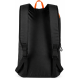 Небольшой городской рюкзак 10L Crivit Mini черный с оранжевым