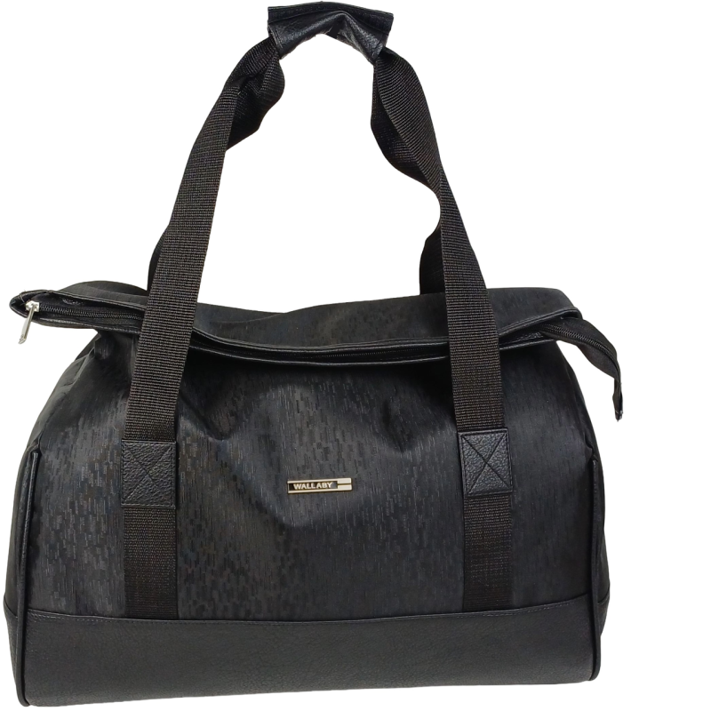 Дорожная сумка, саквояж 25L Wallaby черный в полоску