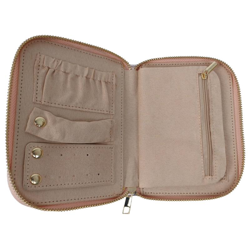 Органайзер, футляр для украшений, драгоценностей Travel Jewelry Case розовый